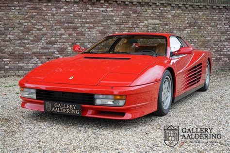 Ferrari Testarossa EU car, only 58.733 km, service history incl. books and tools | Gallery Aaldering