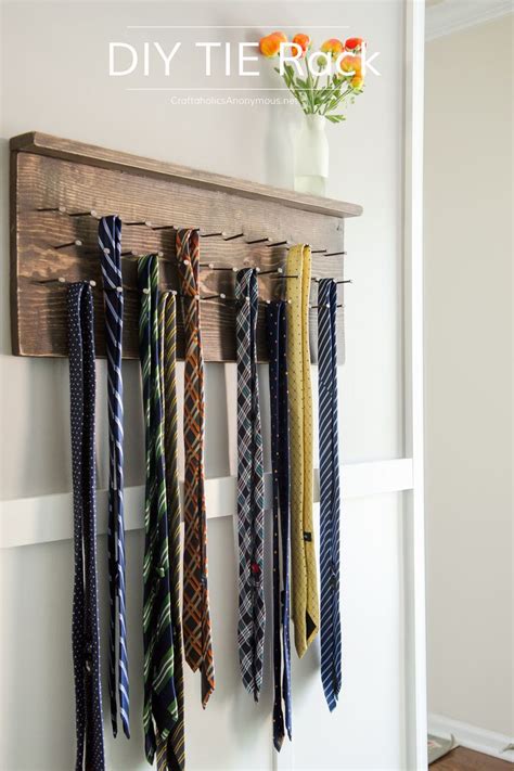 Well, you may already have arranged your neckties but check out this. Pin on D.I.Y. Home Decor