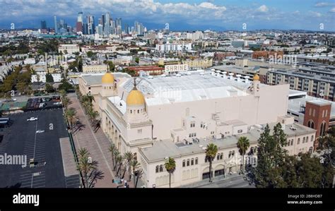 General Overall Aerial View Of The Shrine Auditorium And Expo Hall