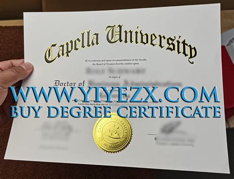 How Long To Get A Fake Capella University Diploma Online 卡佩拉大学文凭证书定制
