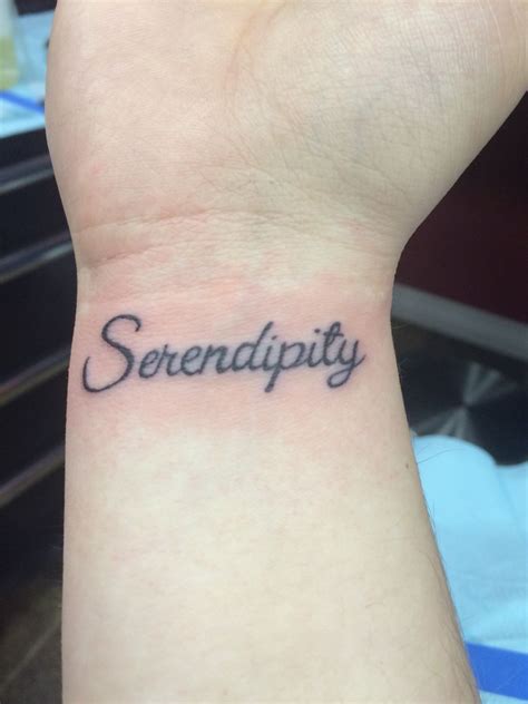 Serendipity Tattoo Love The Meaning Behind This Something I Believe
