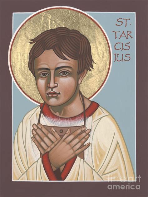 Holy Martyr St Tarcisius Patron Of Altar Servers 271 Painting By