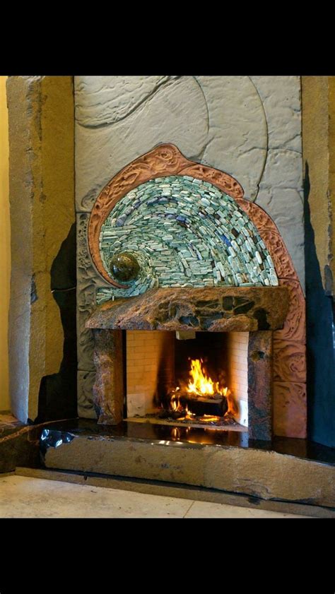 Hello all, i just had stacked slate placed over my brick fireplace and i am pretty bummed by the outcome. I can only strive to achieve this kind of artistry. - Ancient Art of Stone | Mosaic fireplace ...