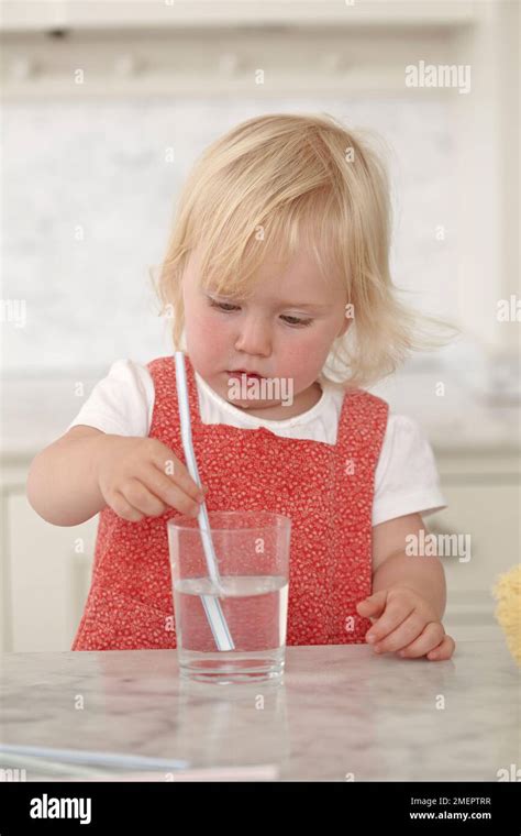 Cute Girl Drinking Glass Water Hi Res Stock Photography And Images Alamy