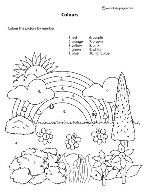 Spanish Color By Number Pdf Use This Adorable Color By Number