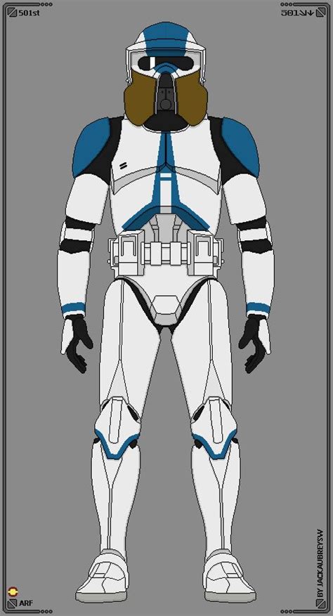 501st Legion Arf Trooper By Jackaubreysw Star Wars Infographic
