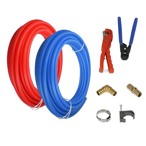 The Plumber S Choice Pex Tubing Plumbing Kit Crimper And Cutter Tools
