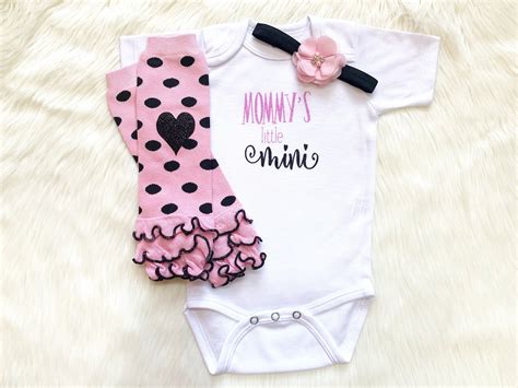 Personalized Baby Girl Clothes Set Newborn Baby Girl Etsy