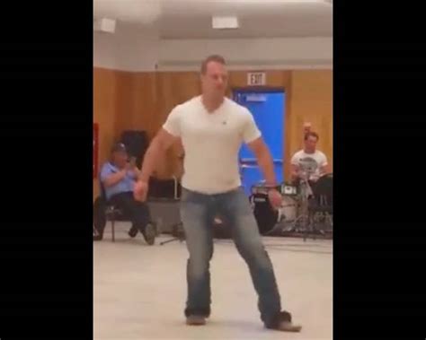 Watch This Cop Split His Pants When He Tries To Dance A Jig