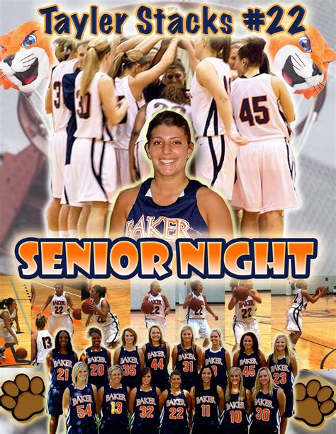 Pin by Amy Leach on Senior Basketball Pictures | Senior night gifts