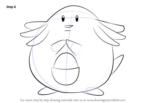 Learn How To Draw Chansey From Pokemon Pokemon Step By Step Drawing