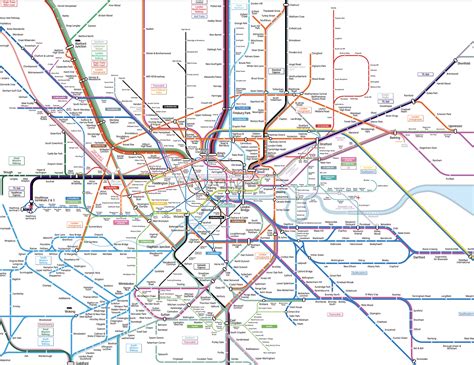 Map Of London Train Station Locations Map Of World