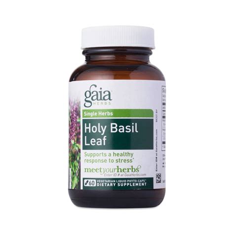 60 Ct Holy Basil By Gaia Herbs Thrive Market