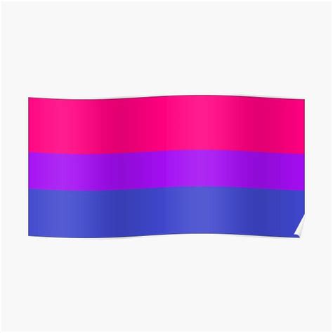 Bisexual Pride Collection Bisexual Flag Poster For Sale By M4rg1