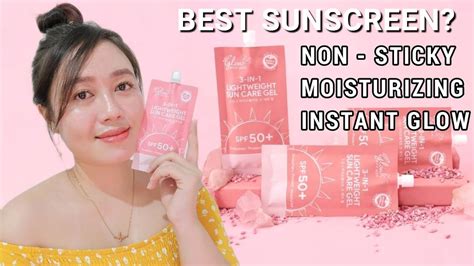 Hello Glow 3 In 1 Lightweight Sun Care Gel Honest Review Walang Lagkit Feeling With Spf 50