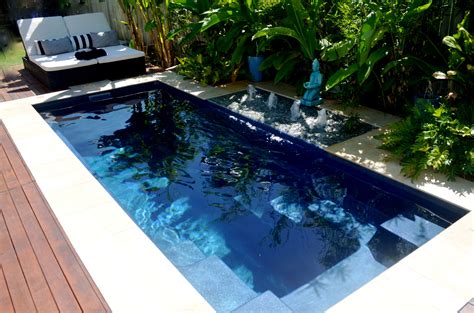 Narellan Pools Eden Pool In Blue Azurite Perfect Plunge Pool For Your Backyard