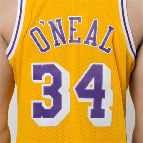 116:102 22:20, 35:28, 34:29, 25:25<br />. Mitchell & Ness Los Angeles Lakers #34 Shaquille O'Neal ...
