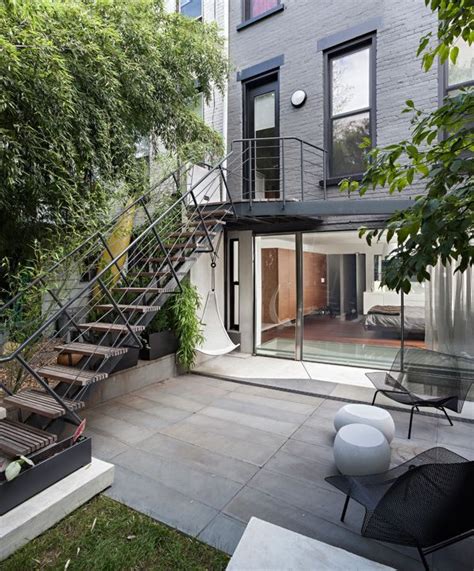 Find photos of exterior stairs. Brooklyn Apartment by Craig Konyk architect photographed ...