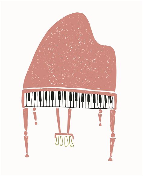 Megan Monismith Music Illustration Piano Art Music Painting