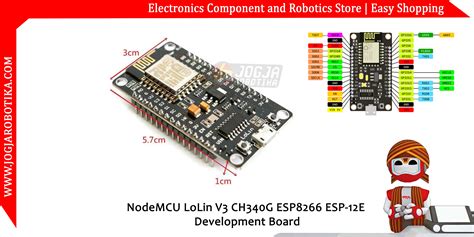 Jual Nodemcu Lolin V3 Ch340g Esp8266 Esp 12e