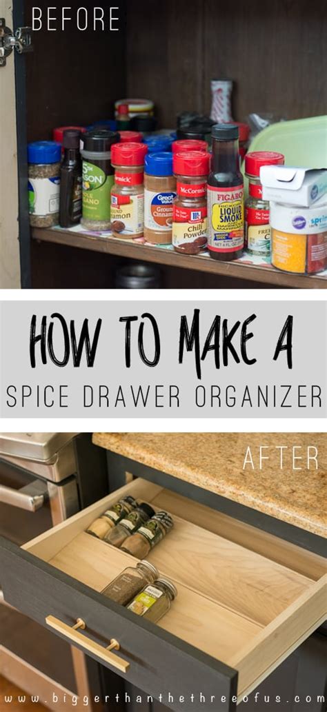 These clip right onto the side of your desk and can. Get Organized with this DIY Spice Drawer Organizer ...