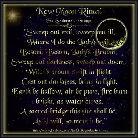 New Moon Ritual New Moon Rituals New Moon Moon Spells