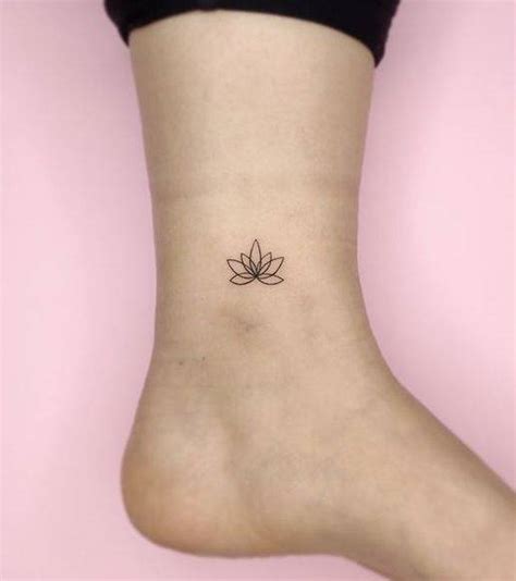 Lotus Flower Tattoo Small Ankle Best Flower Site