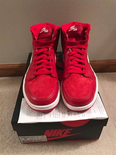 Air Jordan 1 Retro High Og Gym Red Asia Exclusive Release With Receipt