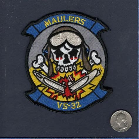 Original Vs 32 Maulers Us Navy S 3b S 3 Viking Squadron Jacket Patch 7