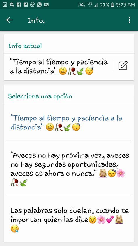 35 Ideas De Wps Frases Para Whatsapp Estados Para Whatsapp Amor Frases Sentimentales