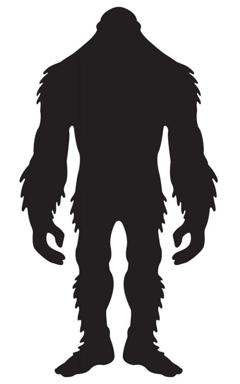 Sasquatch Silhouette Vector At Collection Of