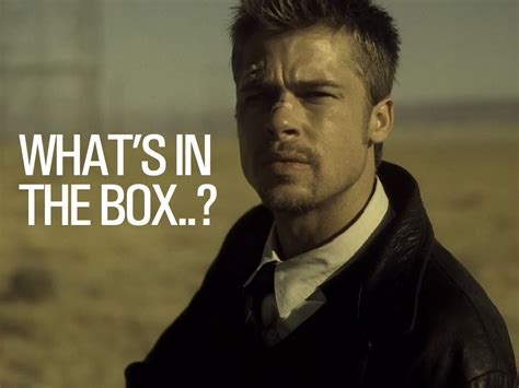 Brad Pitt Whats In The Box / 6ix Youtube / What's in the ...