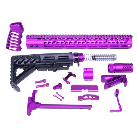 Purple AR 15 Parts Enhance Your Weapons Aesthetics With These