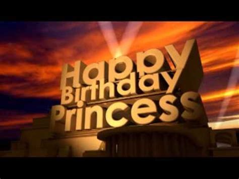 May you have a magical, wonderful birthday. Happy Birthday Princess - YouTube