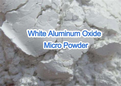 White Pure Aluminum Oxide Micro Powder Super Fine Grit Aluminum Oxide