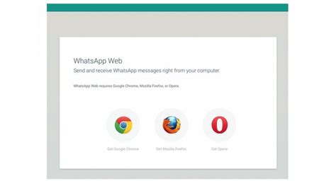 whatsapp web ahora es compatible con firefox y opera