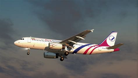 بازنقش ایرباس A320 هواپیمایی معراج