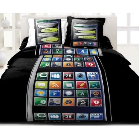 Nos housses de couette sont disponibles dans toutes les tailles standard françaises : housse de couette 200x200 ado garcon