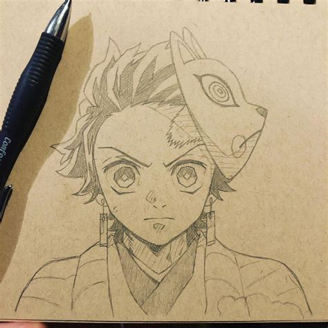 My Next Wip Tanjiro Kamado Another Demon Slayer Drawing Hope It