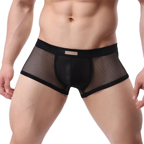 Mizok Mens Jockstraps Breathable Underwear Jock Strap Sexy Briefs