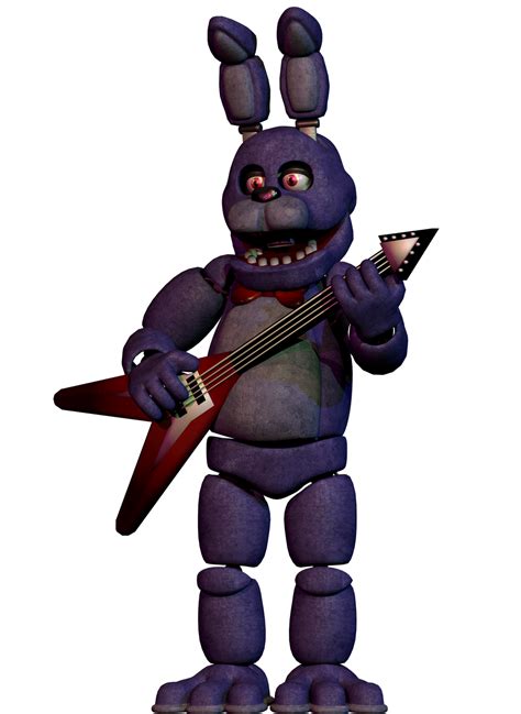 The Rockstar Bonnie Fnaf Blender Poster By Chuizaproductions On