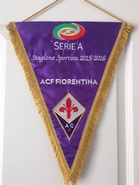 Embroidered Football Match Pennant Fiorentina Wimpel Gagliardetto