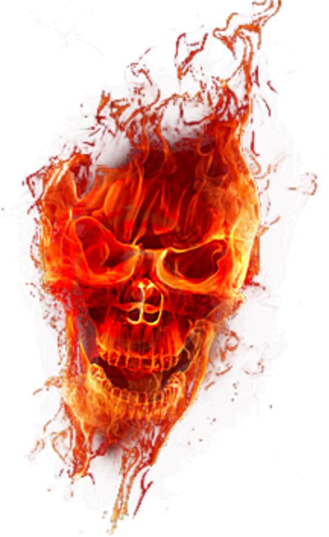 Download Skull Fire Png - Flame Design Transparent Png Clipart Png png image