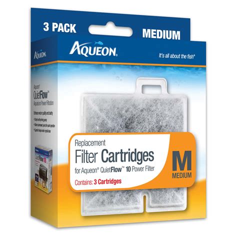 Aqueon Replacement Filter Cartridges Medium Pack Of 3 Petco