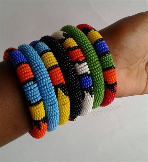 Wholesale Beaded Bracelets Handmade Beaded Bracelets African Etsy In 2021 African Beaded