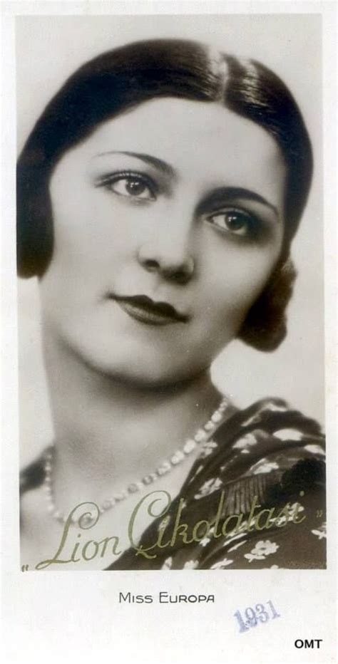 Miss France And Miss Europe 1931 Jeanne Juilla Human Face Face