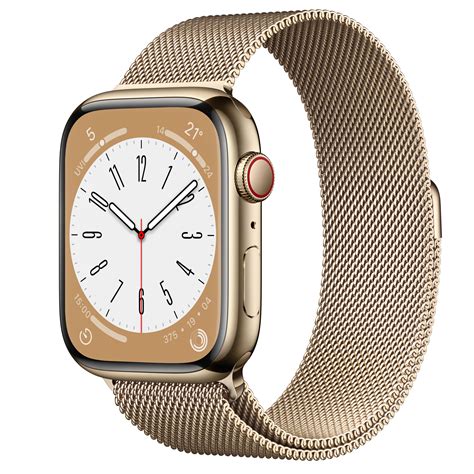 Apple Watch Series 8 GPS + Cellular 45mm Gold Stainless Steel Case with