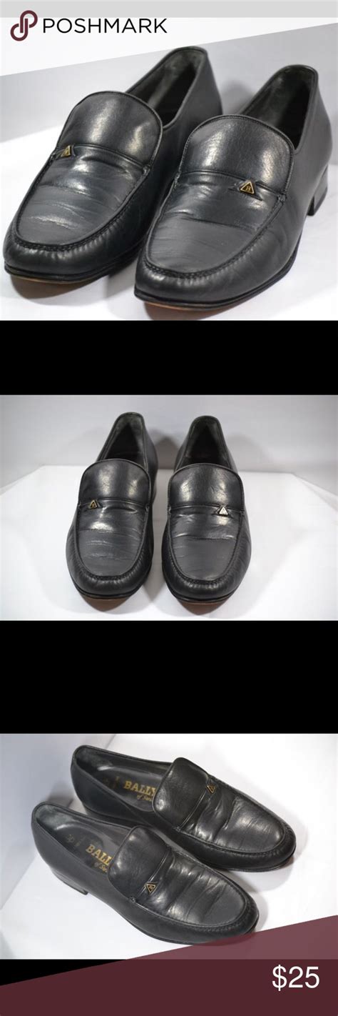 bally of switzerland leather loafers size 9 leather loafers loafers men loafers