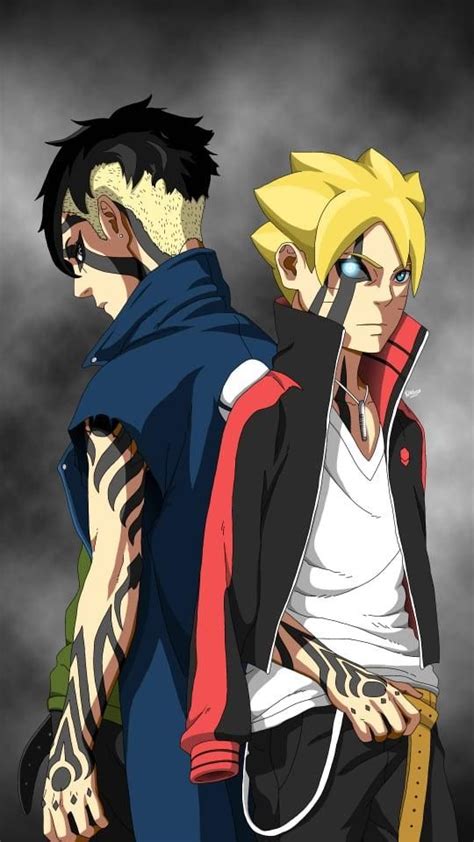 Boruto And Kawaki By Rakbar97 On Deviantart Gambar Karakter Lukisan