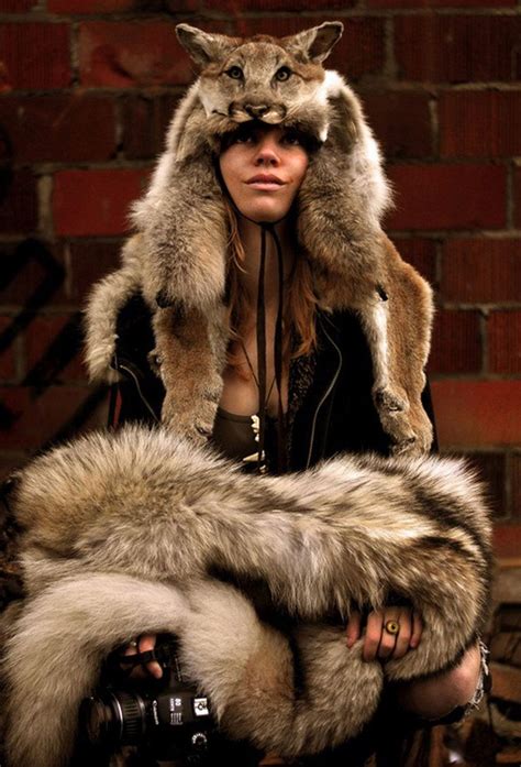 Beautiful Headdress Fur Clothing Fur Fur Coat
